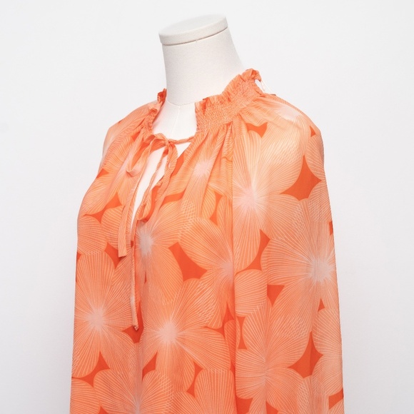 Ramy Brook | Clarke Chiffon Floral Blouse - Picture 12 of 15